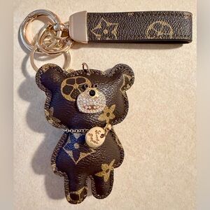 Bear Key Chain Bag Charm LV